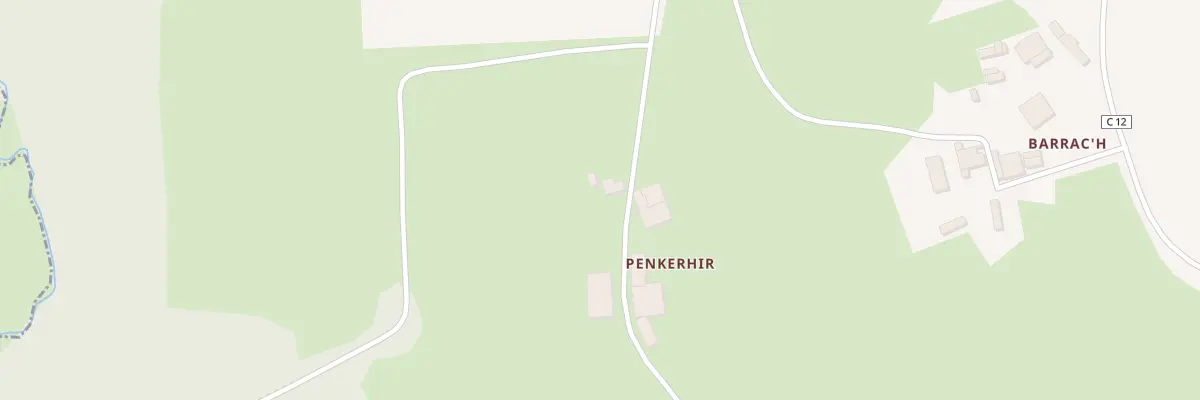 Plan du 1 Penkerhir à Langonnet