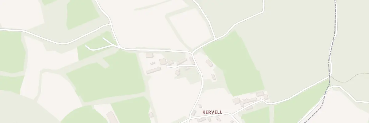 Plan du 6A Kervel à Treffrin