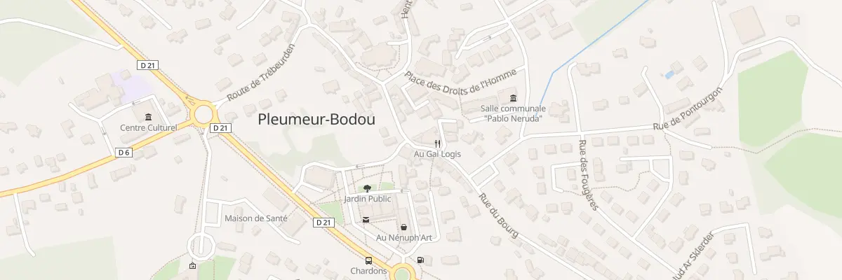 Plan du 9 Rue du Bourg à Pleumeur-Bodou