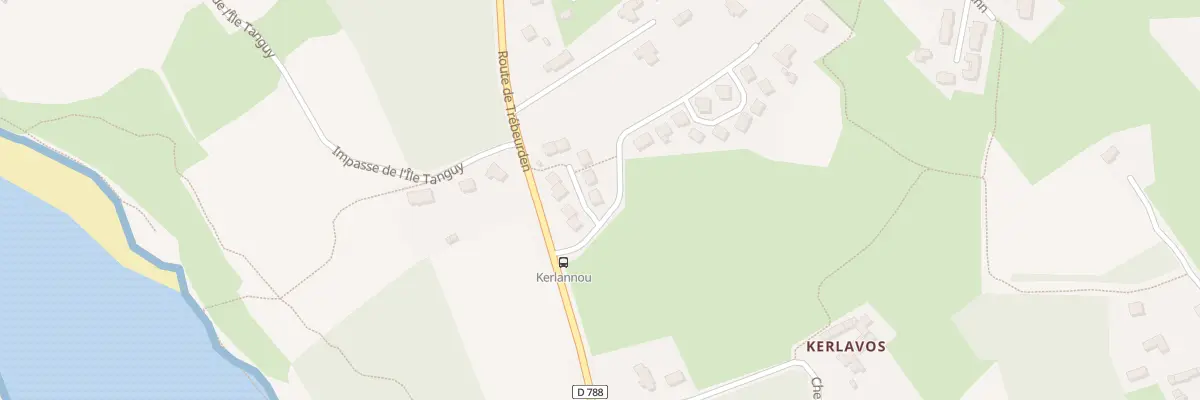Plan du 9 Ham de Ker Lannou à Trégastel