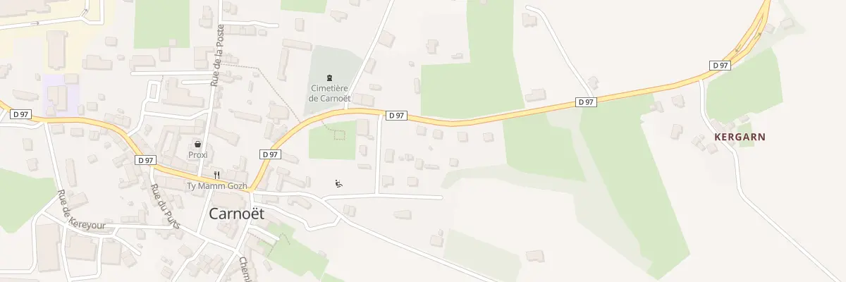 Plan du 8 Rue du Pénity à Carnoët