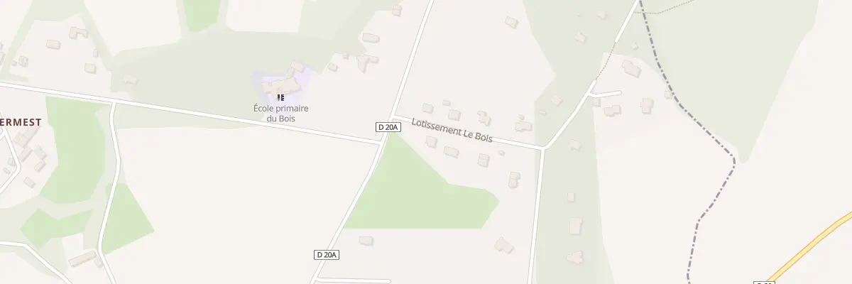 Plan du 2 Lot le Bois à Treffrin
