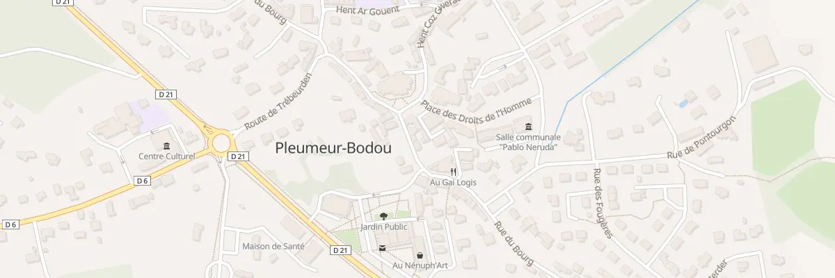 Plan du 3 Rue du Bourg à Pleumeur-Bodou