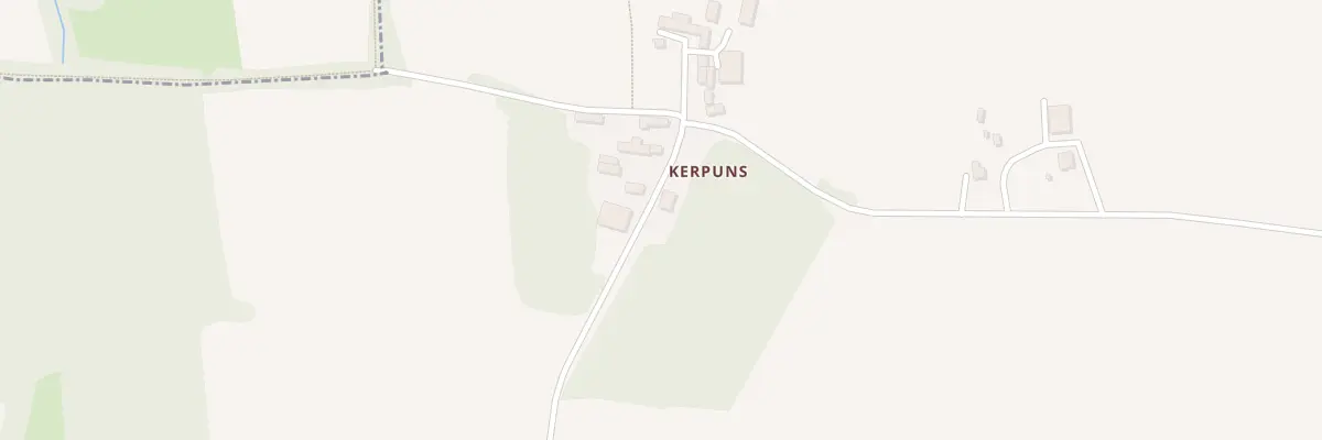 Plan du 2 Kerpuns au Moustoir
