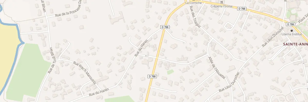 Plan du 16 Rue du Haren à Trégastel