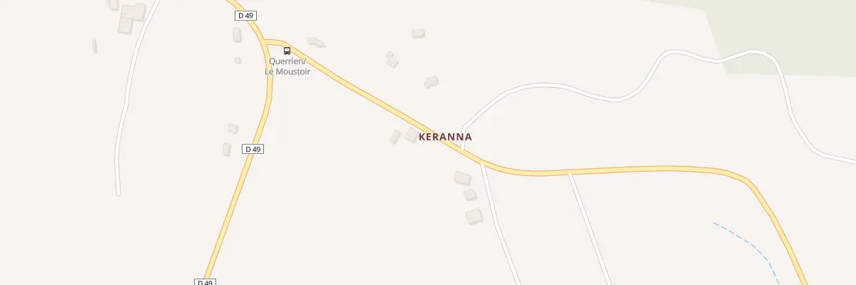 Plan du 366 Keranna à Querrien