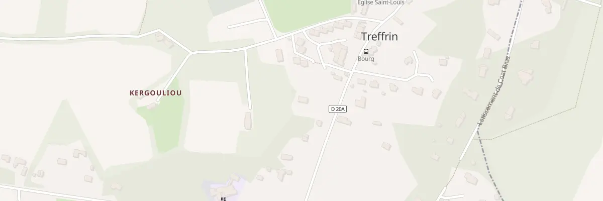 Plan du 4 Rte du Bourg à Treffrin