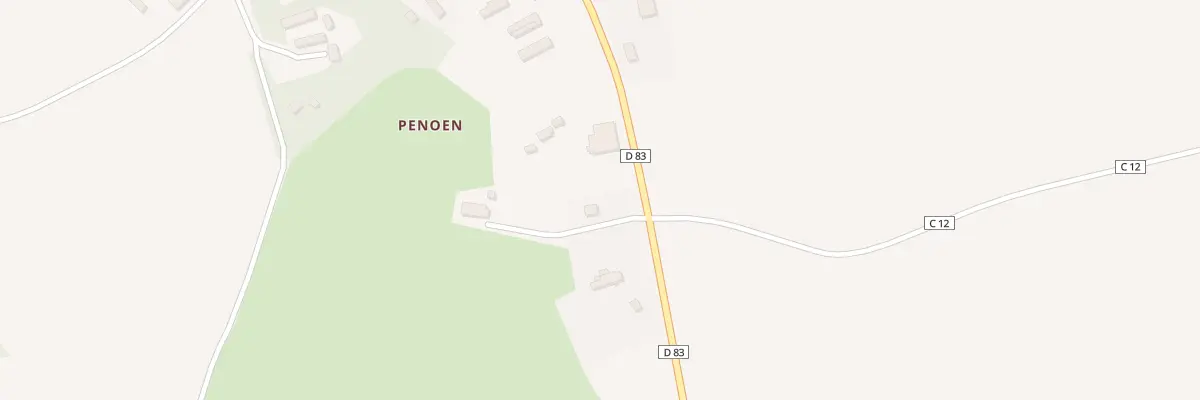 Plan du 13 Penoen à Plévin