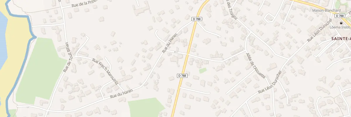 Plan du 18 Rue du Haren à Trégastel