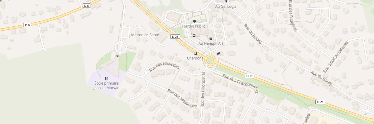 Plan du 4 Rue des Fauvettes à Pleumeur-Bodou