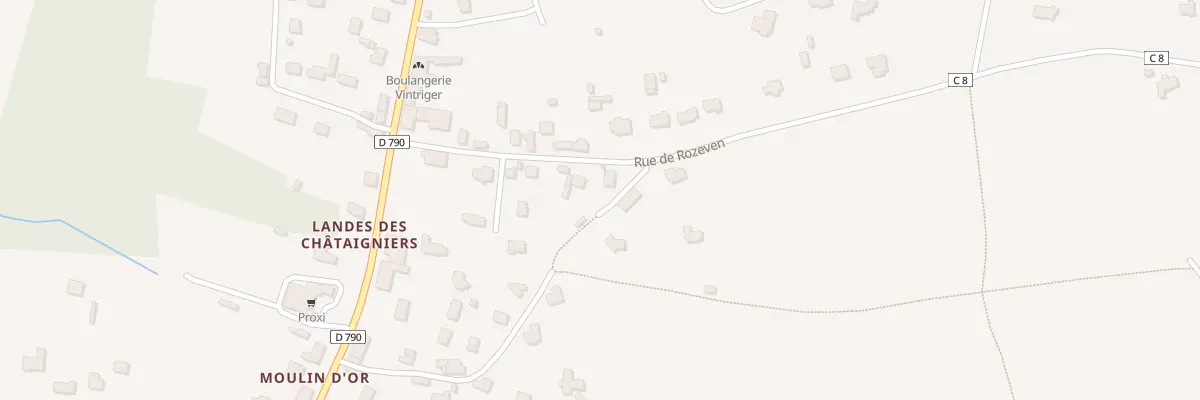 Plan du 18 Rue de Rozeven à Tréméven