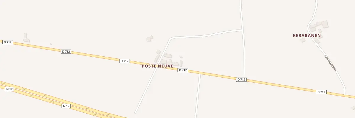 Plan du 5285 La Poste Neuve à Plounérin