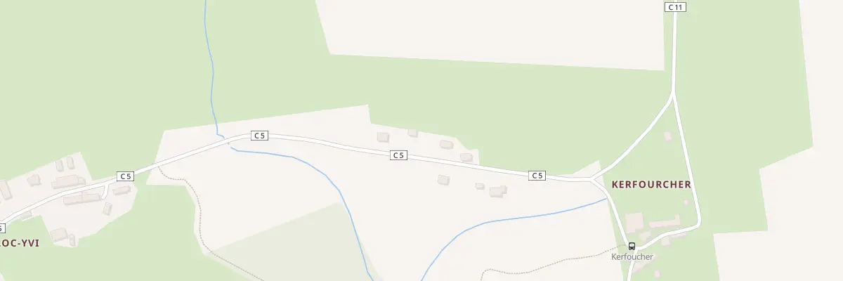 Plan du 6 Kerfoucher à Tréméven
