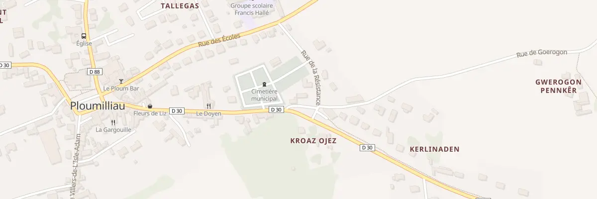Plan du 21 Rue Croix Ogès à Ploumilliau