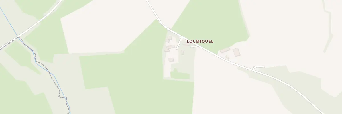Plan du 2 Locmiquel à Carnoët