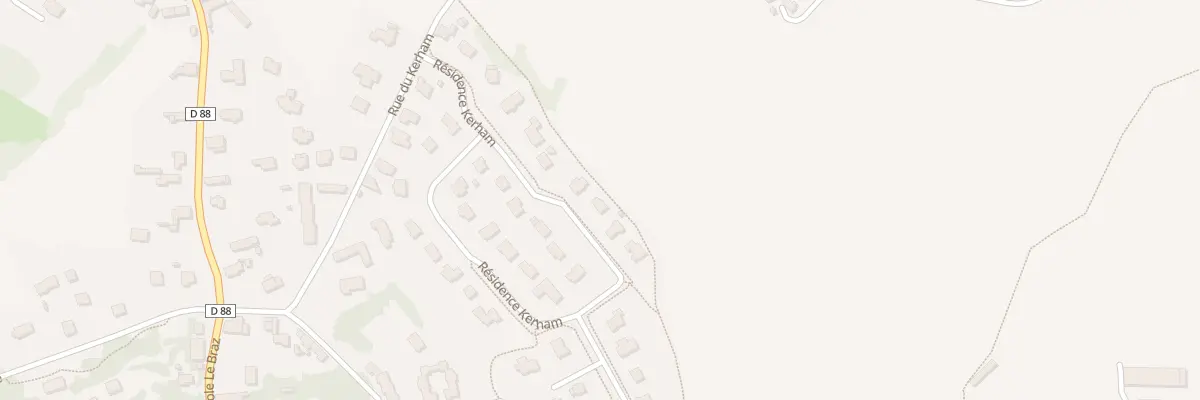 Plan du 5001 Res de Kerham à Ploumilliau