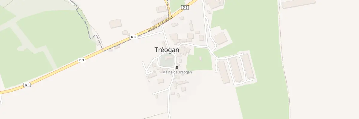 Plan du 5020 Au Bourg à Tréogan
