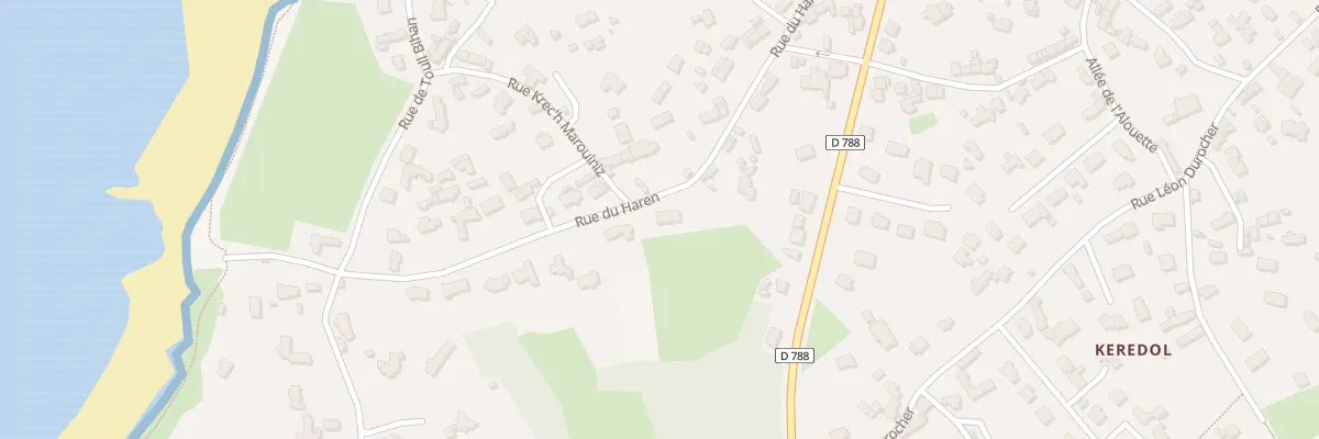 Plan du 32 Rue du Haren à Trégastel