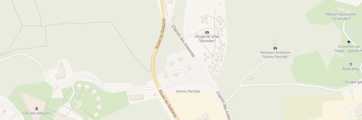 Plan du 7685 Le Radome à Pleumeur-Bodou