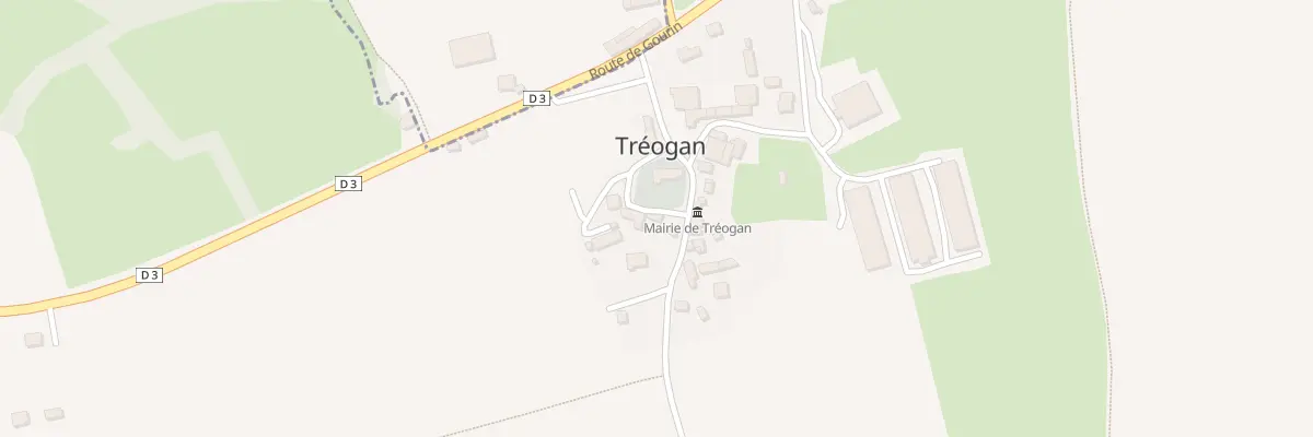Plan du 5 Au Bourg à Tréogan