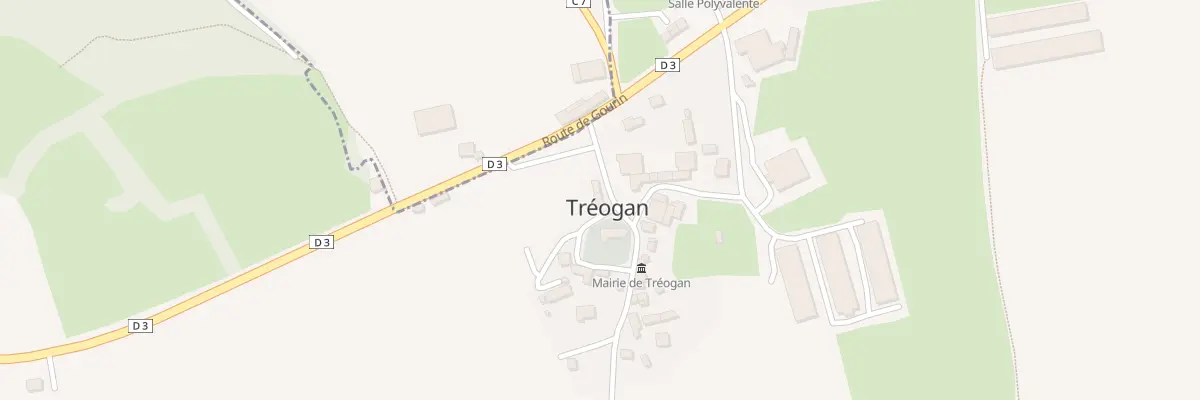 Plan du 5029 Au Bourg à Tréogan