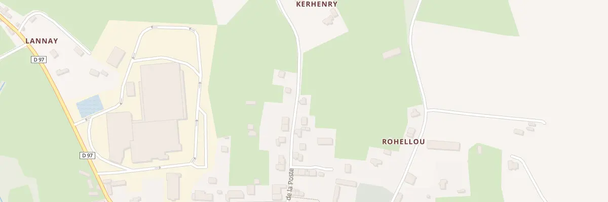 Plan du 34 Rue de la Poste à Carnoët