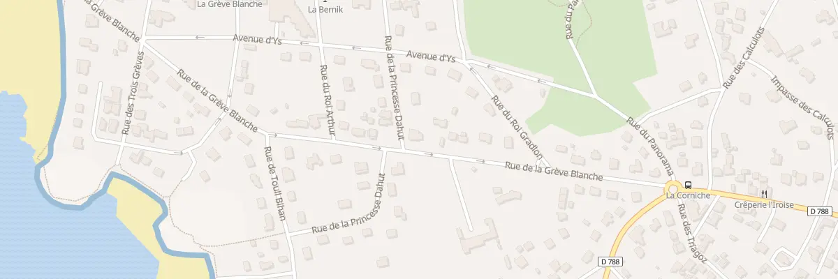 Plan du 25 Rue de la Grève Blanche à Trégastel