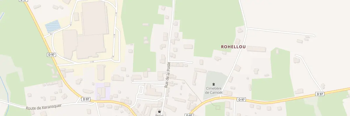 Plan du 26 Rue de la Poste à Carnoët