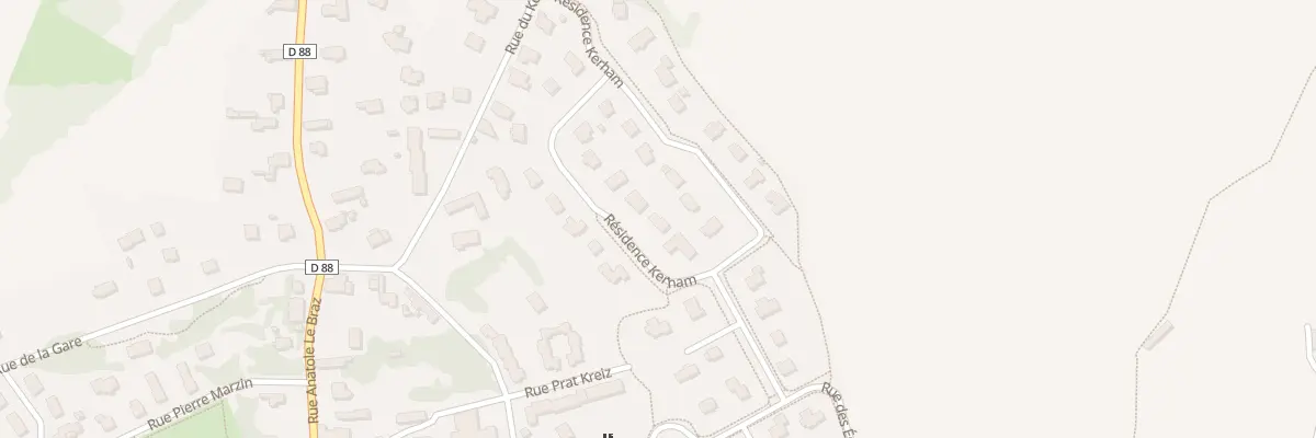 Plan du 31 Res de Kerham à Ploumilliau