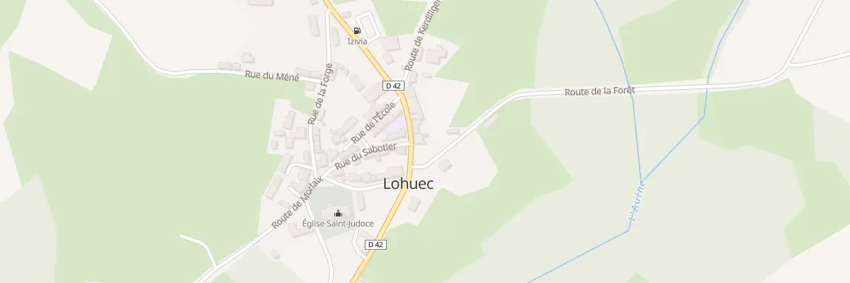 Plan du 9 Rte de Callac à Lohuec