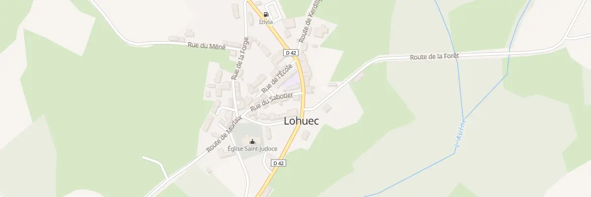 Plan du 6 Rte de Callac à Lohuec