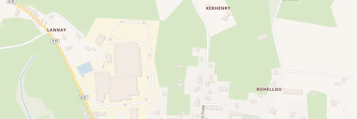 Plan du 27 Rue de la Poste à Carnoët