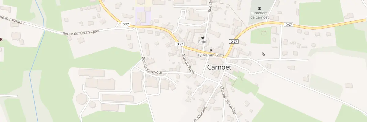 Plan du 3 Rue du Puits à Carnoët