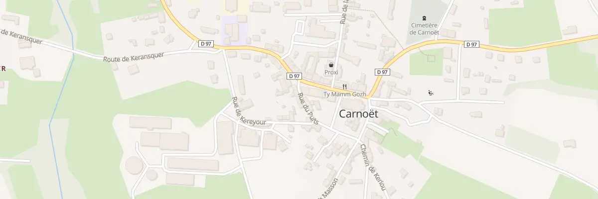 Plan du 5 Rue du Puits à Carnoët