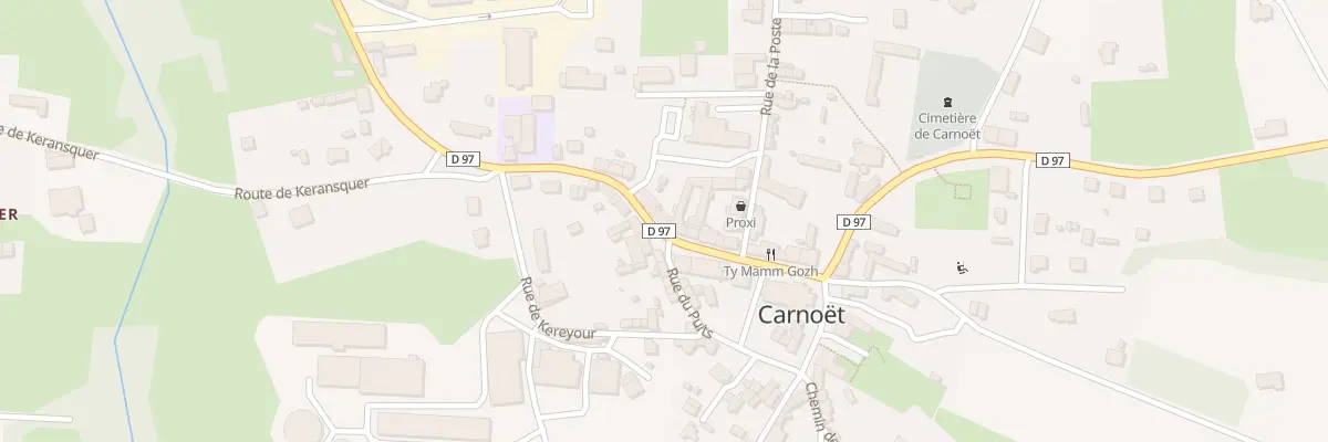 Plan du 22 Rue Principale à Carnoët