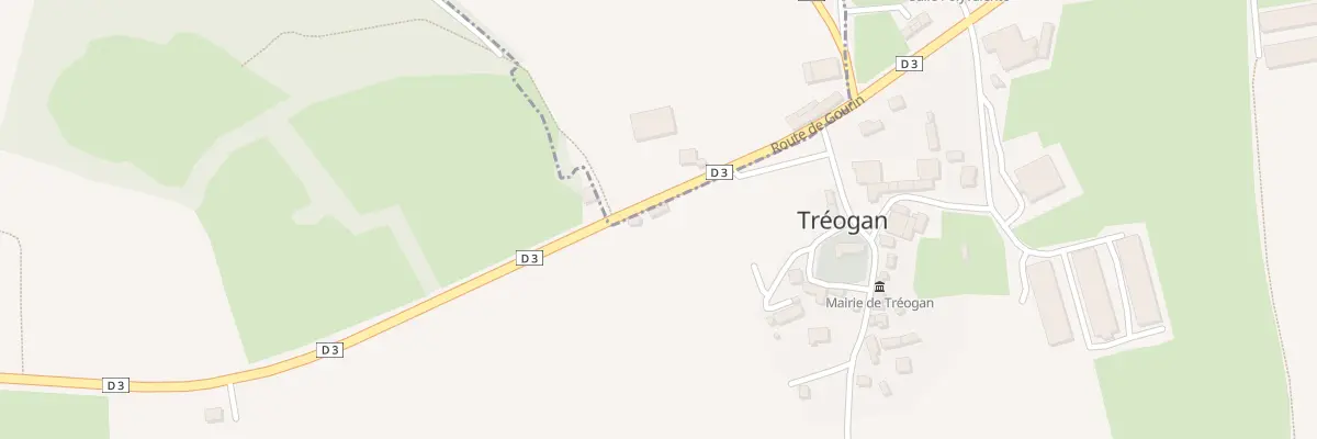Plan du 5027 Au Bourg à Tréogan