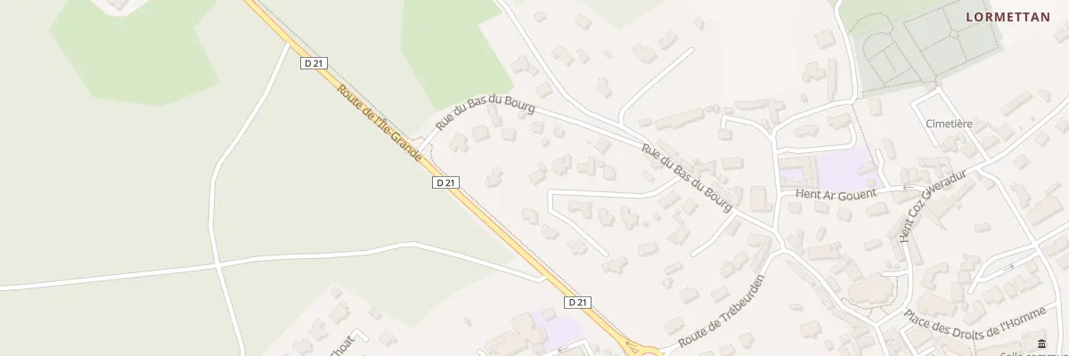 Plan du 4 Res Surcouf à Pleumeur-Bodou