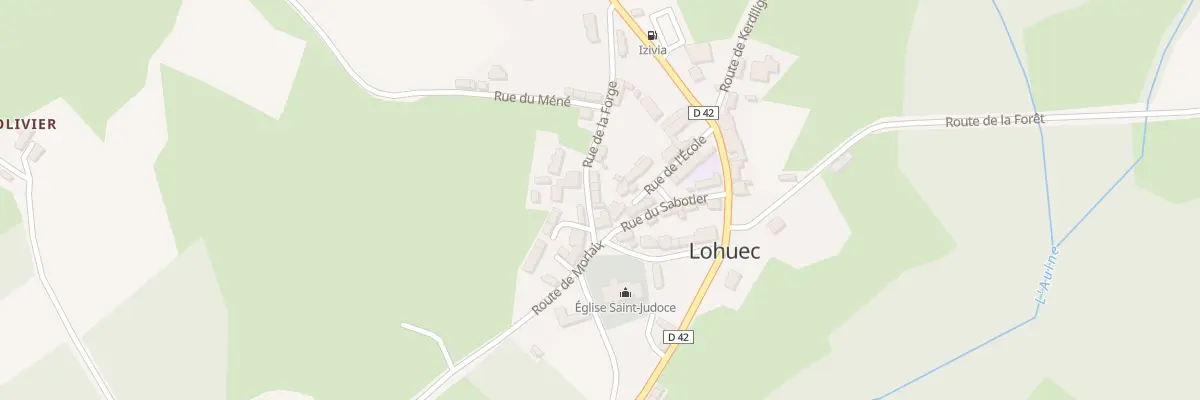 Plan du 9 Rue de la Forge à Lohuec