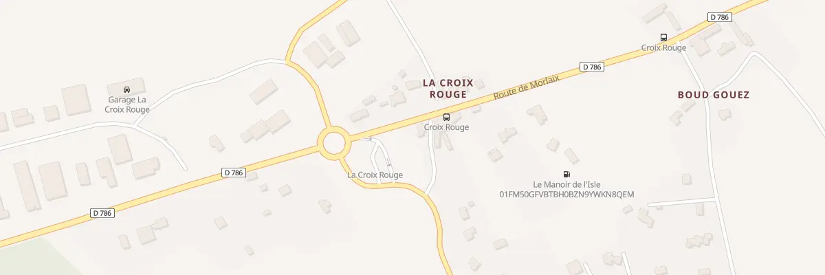 Plan du 72 La Croix Rouge à Ploumilliau