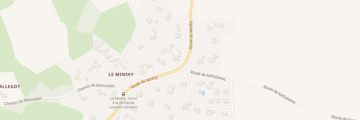Plan du 34 Rte de Minihy à Lannion