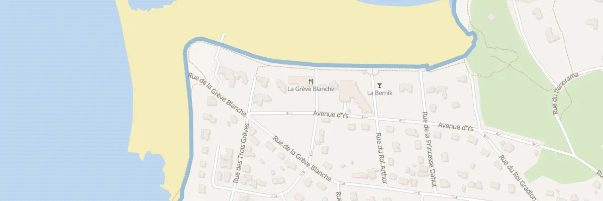 Plan du 23 Av d’Ys à Trégastel