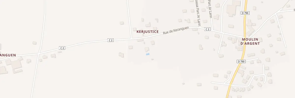 Plan du 19 Rue Keranguen à Tréméven