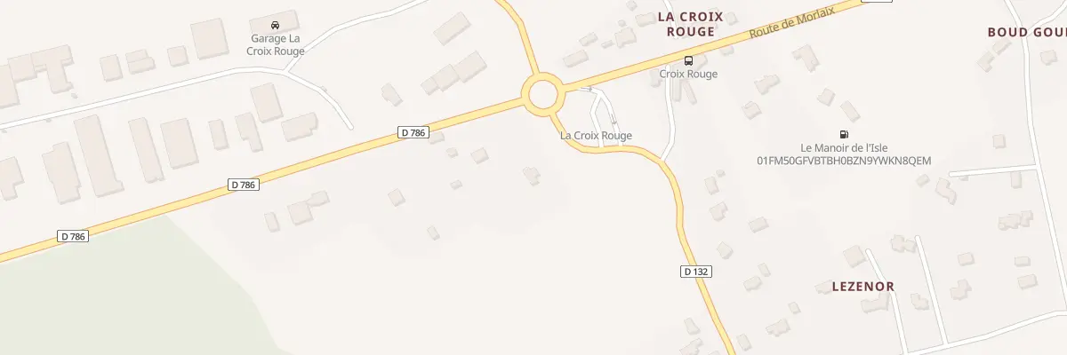 Plan du 6259 La Croix Rouge à Ploumilliau