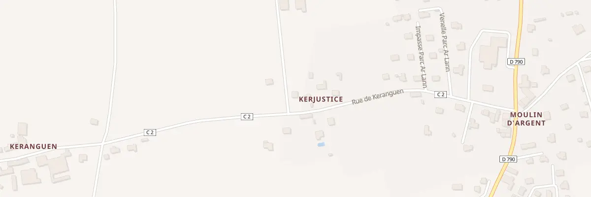 Plan du 22 Rue Keranguen à Tréméven