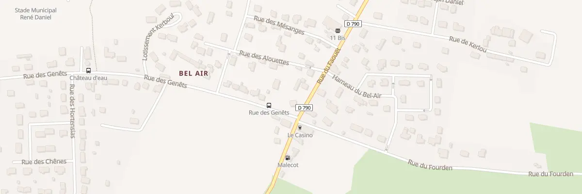 Plan du 41 Rue des Genêts à Tréméven