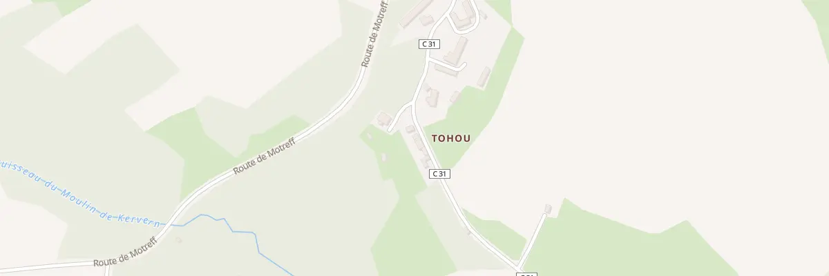 Plan du 4 Tohou à Plévin