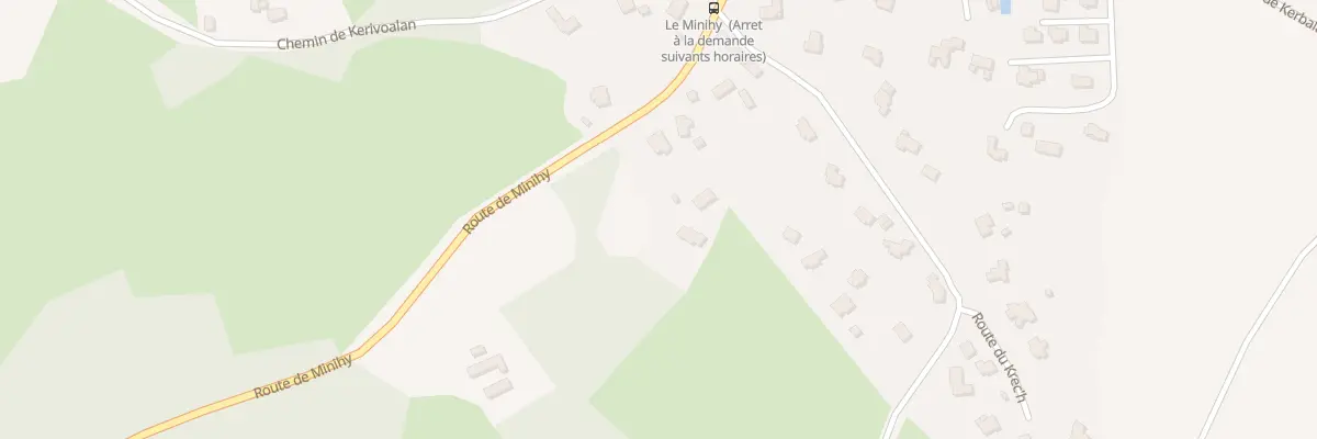 Plan du 69 Rte de Minihy Servel à Lannion