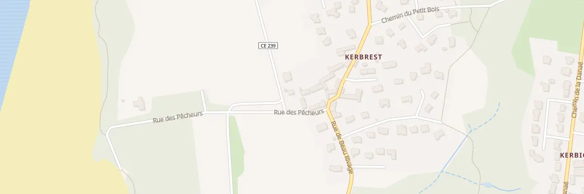 Plan du 7 Rue des Pêcheurs à Guidel