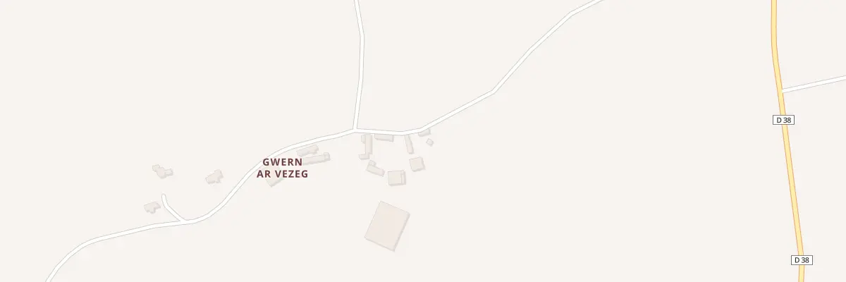 Plan du 6 Gwern ar Vezeg à Plouzélambre