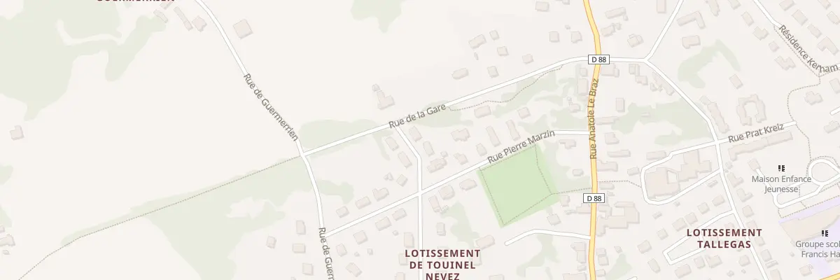 Plan du 6231 Lot Querrec à Ploumilliau